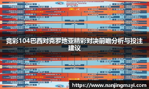 竞彩104巴西对克罗地亚精彩对决前瞻分析与投注建议